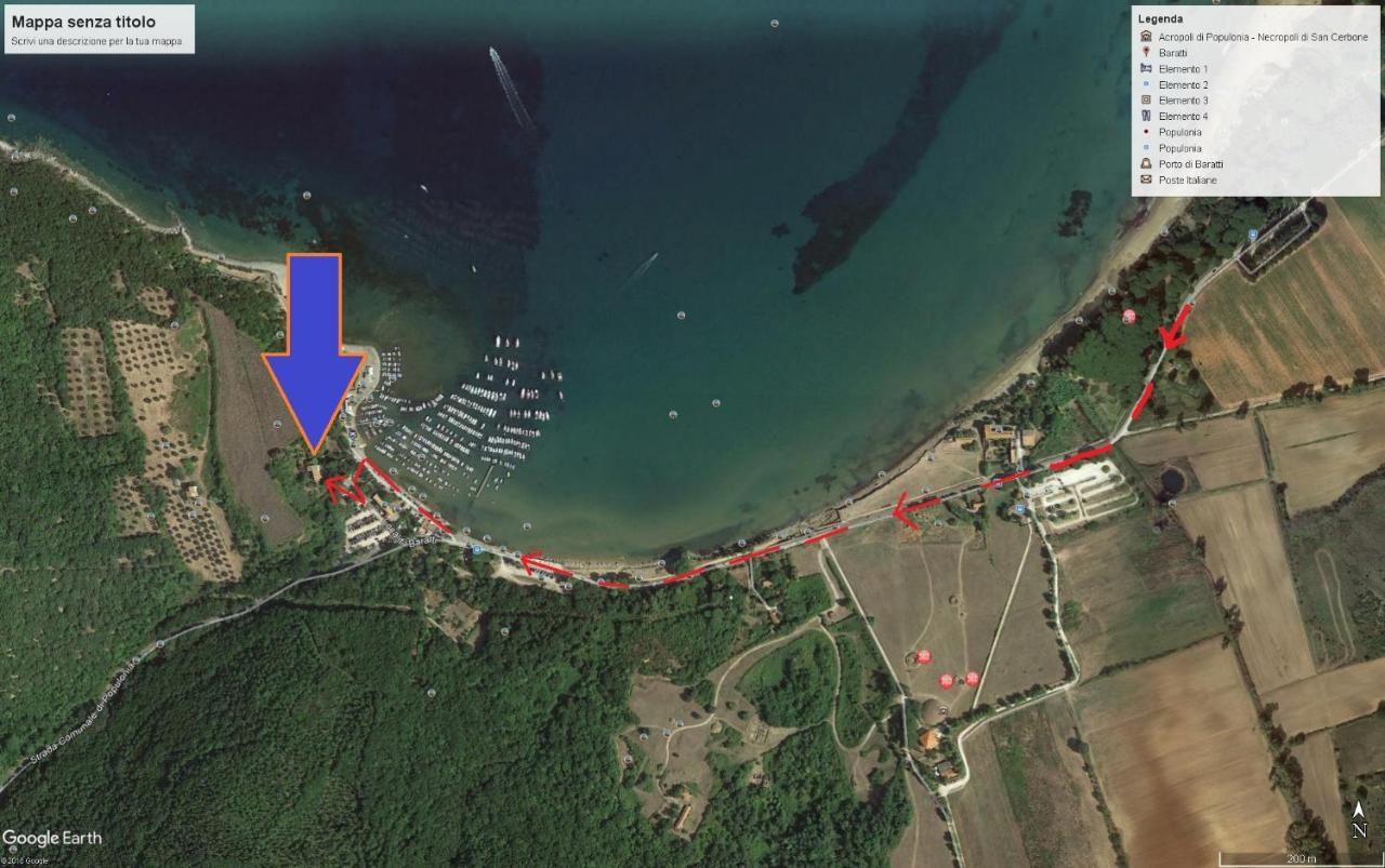 Ferienwohnung I Fiori Nel Golfo Di Baratti Exterior foto