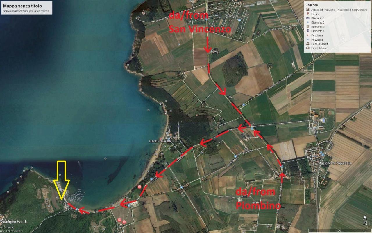 Ferienwohnung I Fiori Nel Golfo Di Baratti Exterior foto